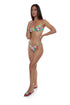 Luli Fama Strawberry Fields Wavy Luxe Stitch High Leg Brazilian Bottom